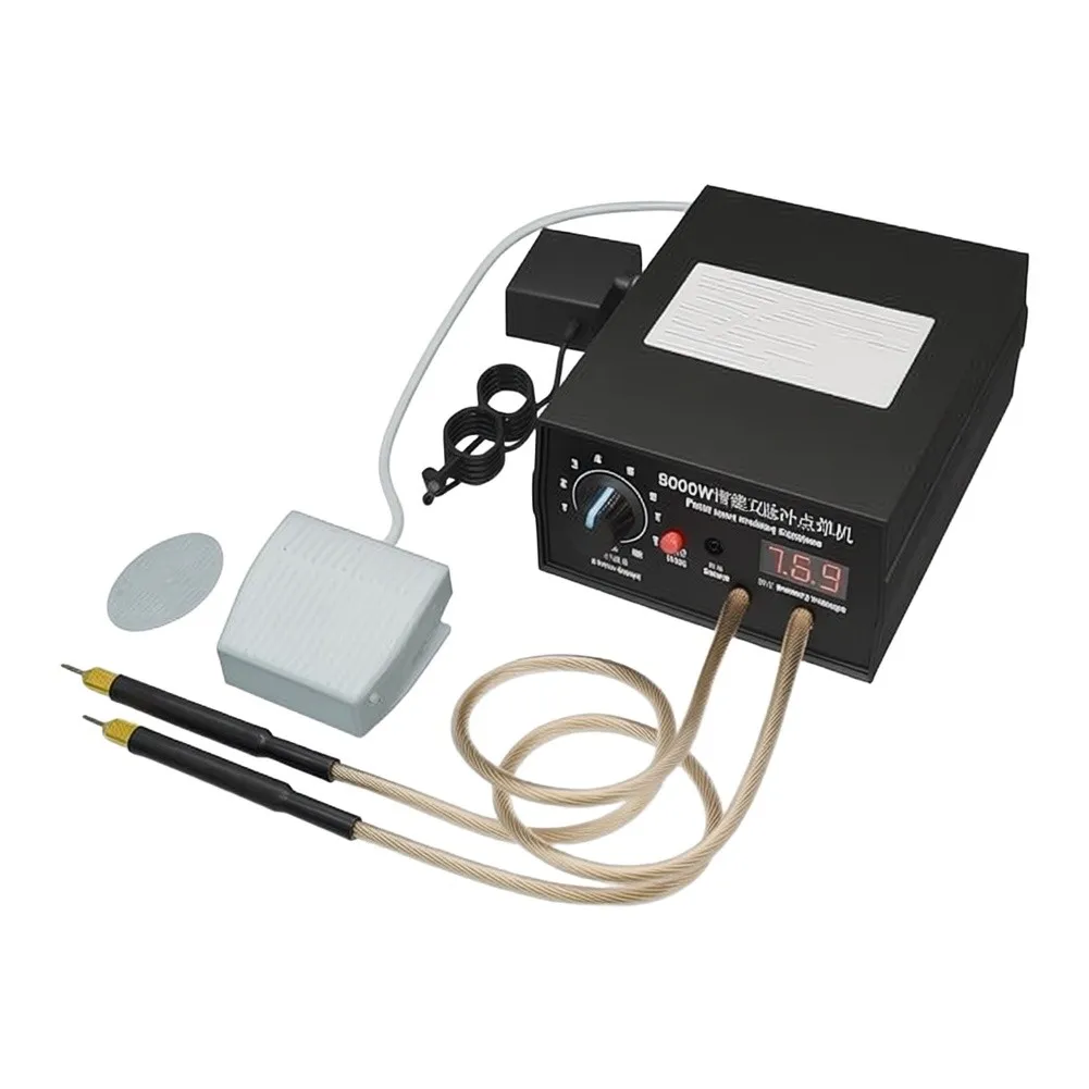 8000W Portable Spot Welder with High Capacity Lithium Battery for Nickel Strip Battery Pack Spot Welding Tasks