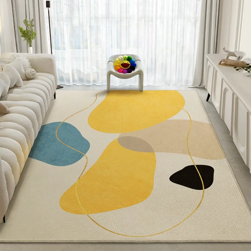 

Living Room Carpet Home Decoration Modern Cartoon Bedroom Rug Anti-slip Floor Mat Indoor Lounge Large Area Rugs Loop Pile TPR