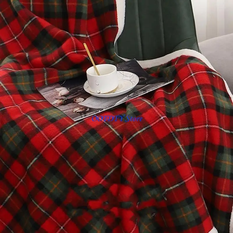 367A Winter Warm Blanket Bed Sofa Blanket Single Layer Vintage Throw Blankets