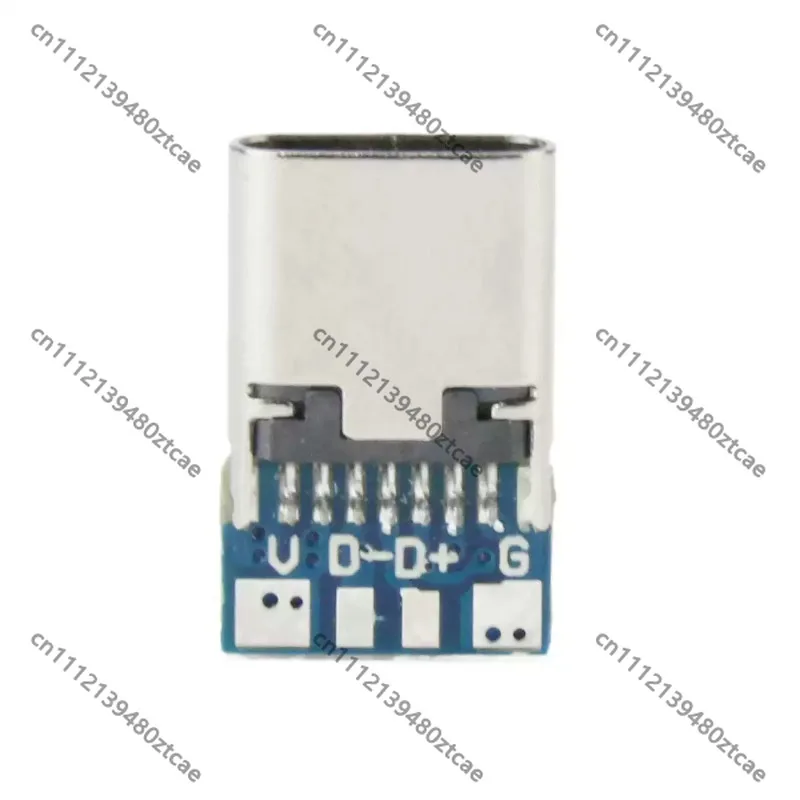 USB 3.1 Type-C Female Test Board, Double Sided Receptacle PCB Module, USB-C Female Connector