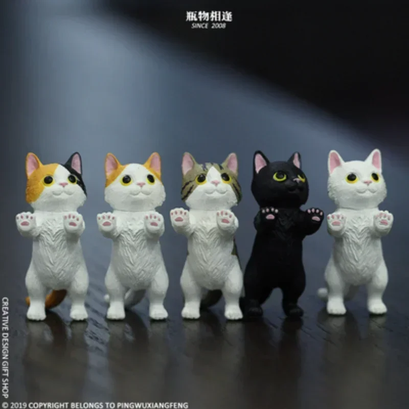 Original Kawaii Kitan Club Gashapon Figure Cute Bunny Stand Cat Mini Animal Figurine Anime Decor Capsule Toys