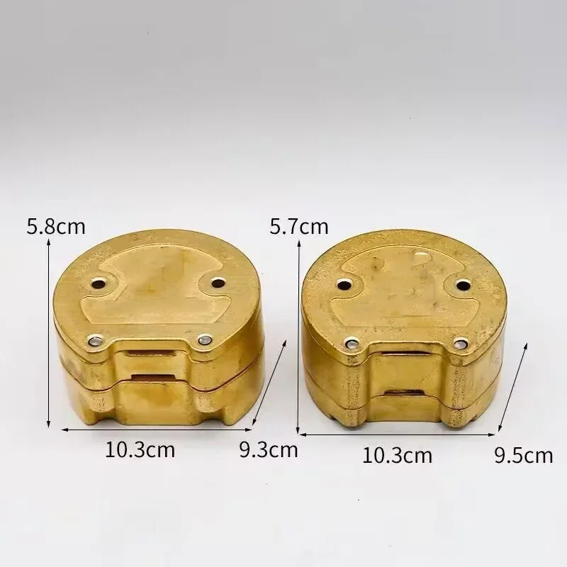 NEW Lab Two Layer Denture Compression Dual Injection Flask Bronze Processor Denture Flask Press Dual Pot for Dental Lab