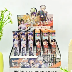 New Anime Link Click Gel Pen Cheng Xiaoshi, Lu Guang Cartoon Character Black Writing Pen Student Study Stationery Gift 0.5mm