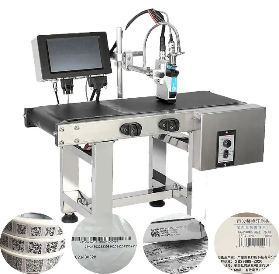 Small Business  Industrial Packaging Online Inkjet Printer TIJ2.5 Inkjet Printer for Variable Expiry Date Tij Printer Machine