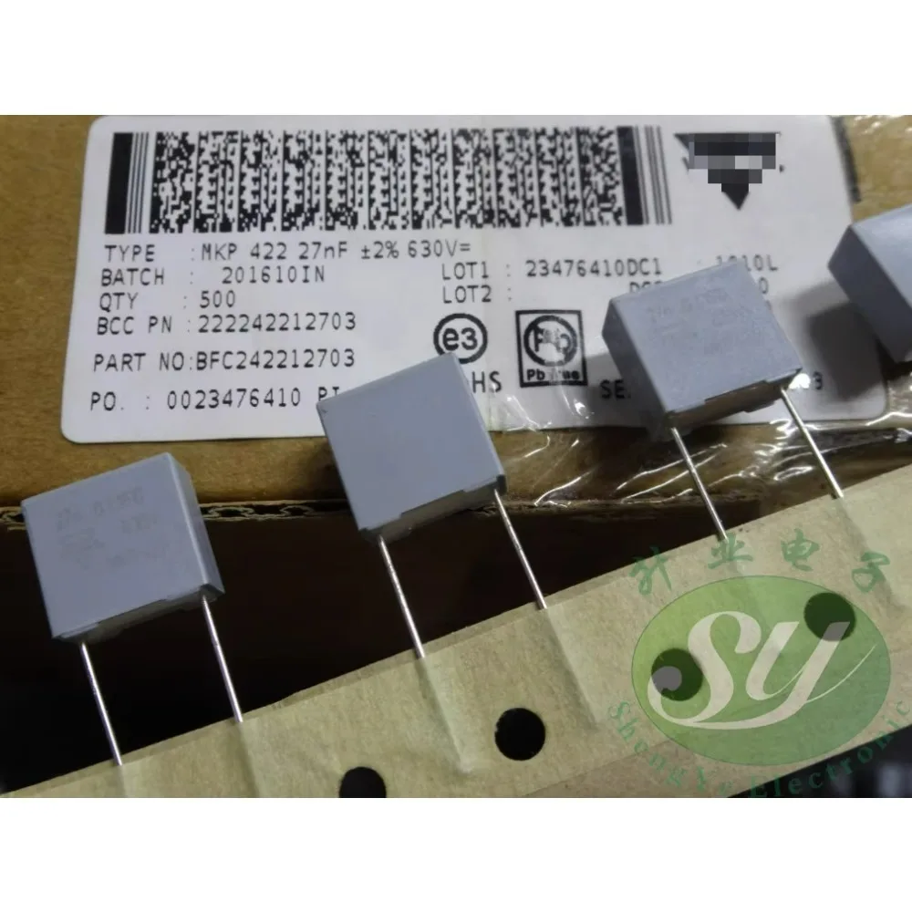 

20PCS MKP422 0.027uF/630V 27nf 273 Brand New 10mm Film Capacitor ( Accuracy: 2% )