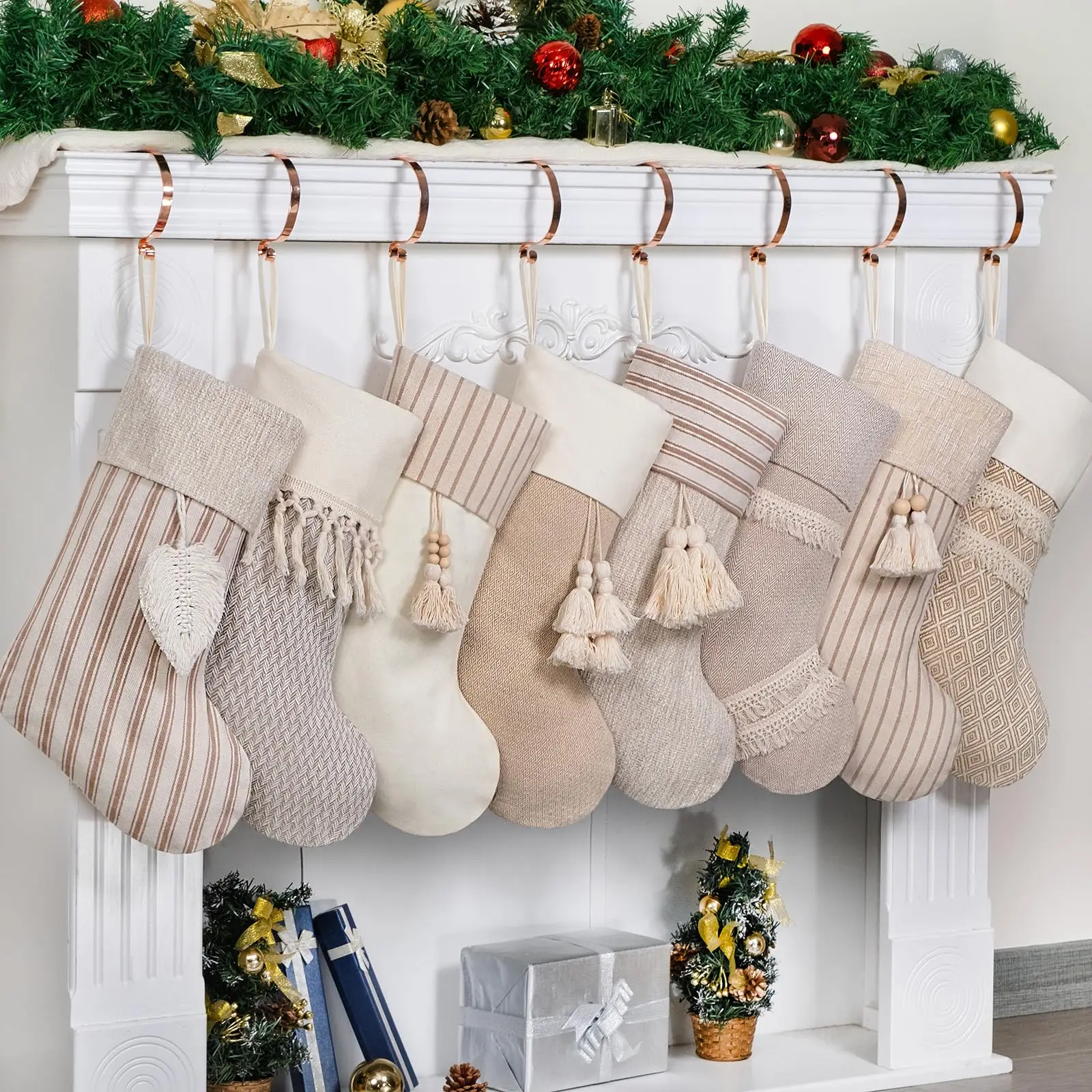 Christmas Stockings 8 Pack for Family 20