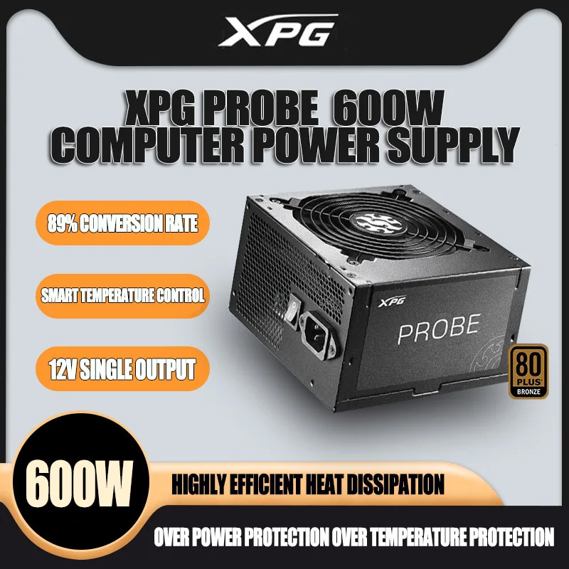 

ADATA XPG Bronze Direct 600W Magic Core Bronze ATX Desktop PC Office Quiet Rated 550