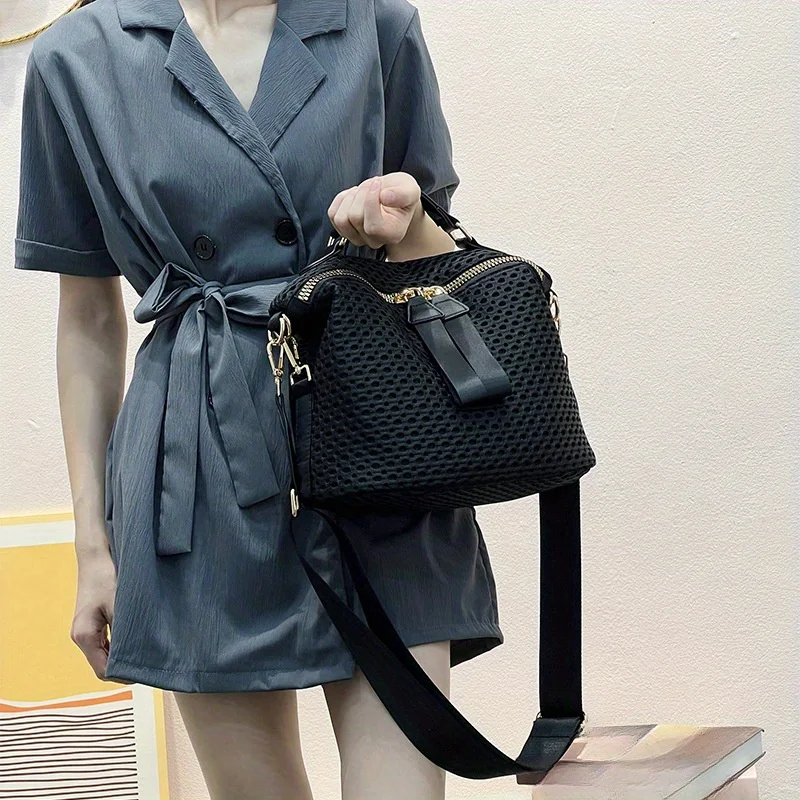 Women's Fashion Lightweight Crossbody Bag Large Capacity Portable Soft Shoulder Handbag — zdjęcie 2