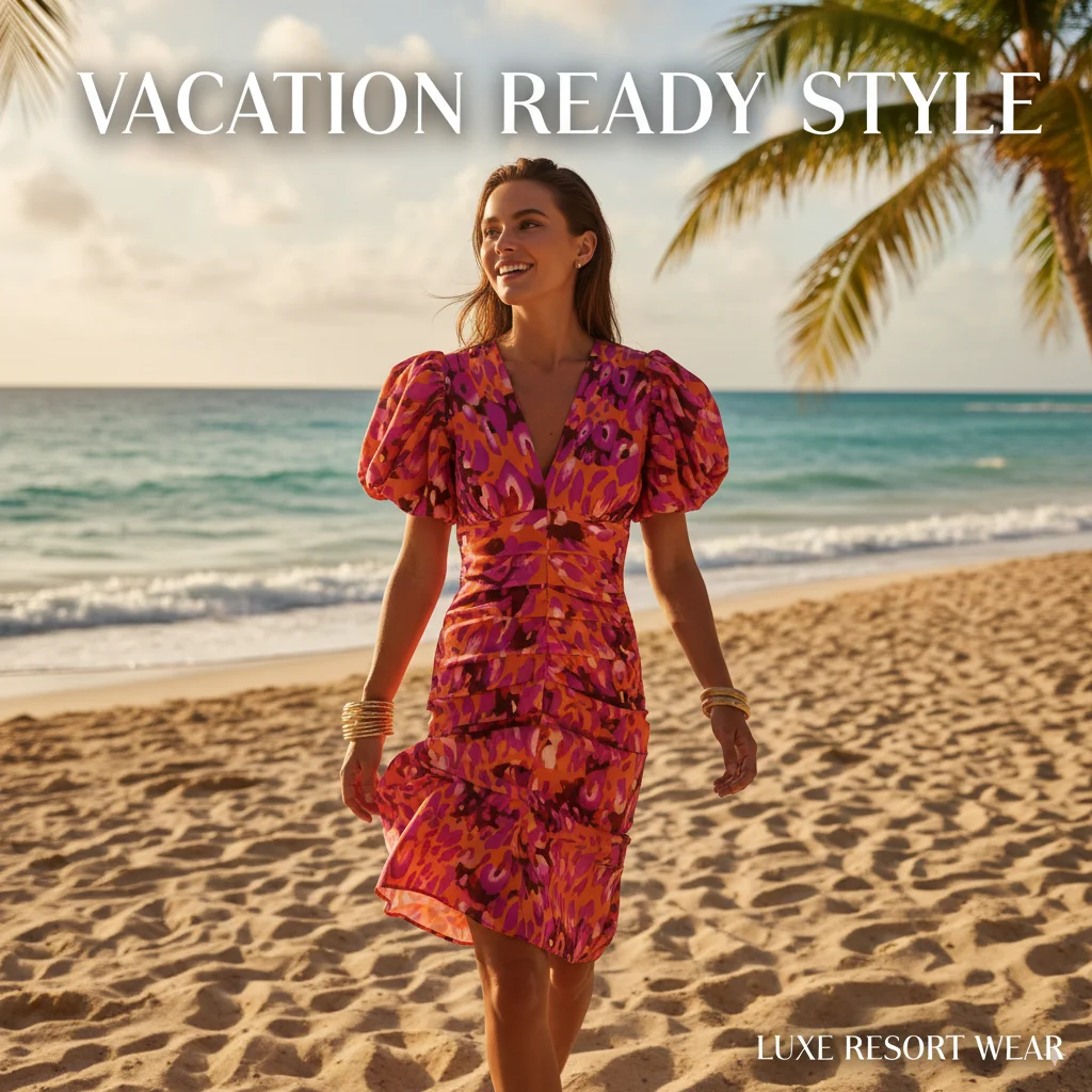 Robe d'été pour femmes, col en V, manches courtes bouffantes, moulante, taille froncée, imprimé léopard, fête, Cocktail, vacances, tenue élégante à la mode