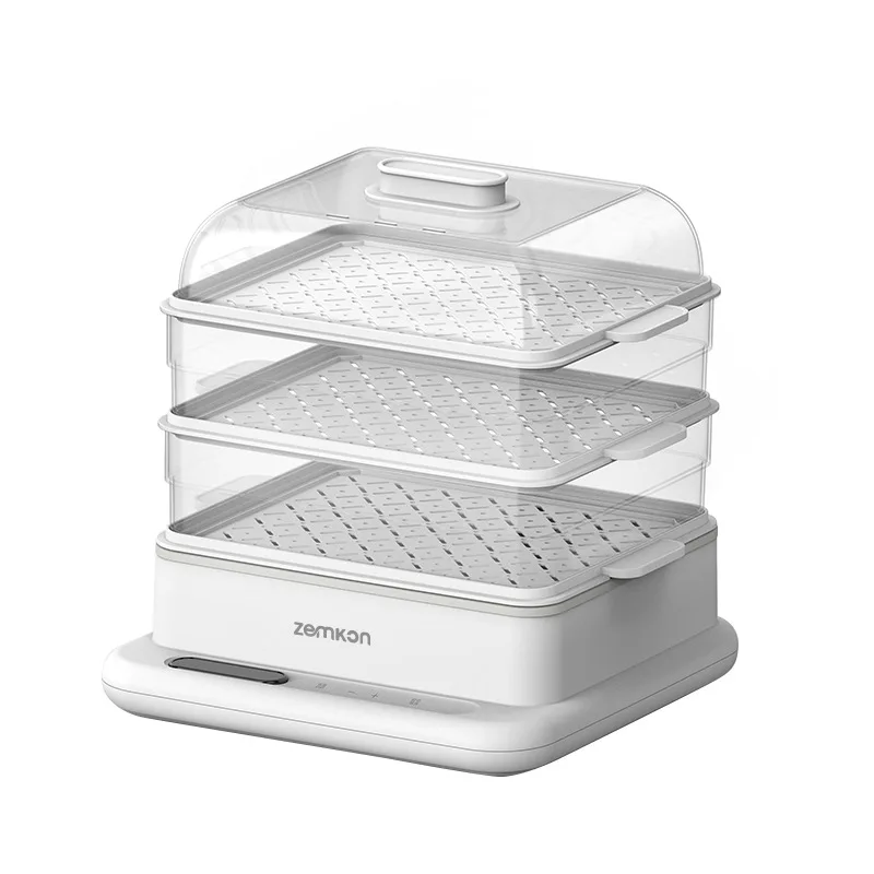 家庭用蒸し器朝食マシン調理鍋三層自動多機能電気1000w