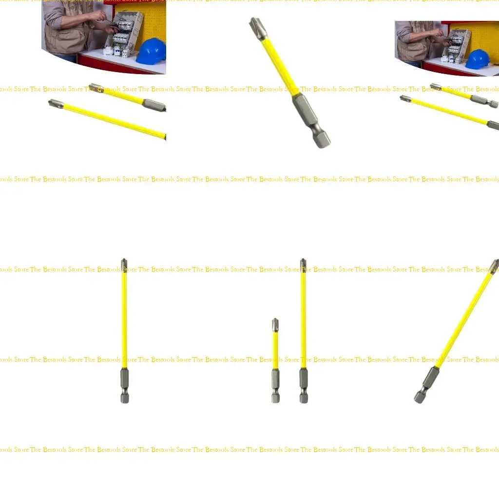 

12pf Специальная прорезинга бита 65 110 мм магнитная отвертка биты для гнездовых переключателей.