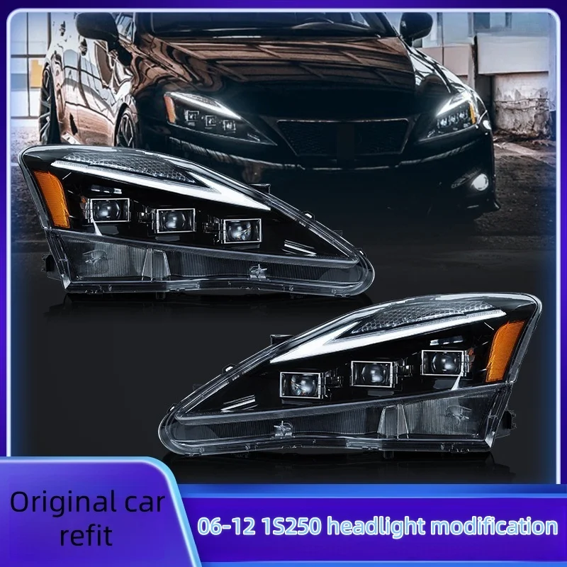 LED Car Lamp Assembly for 06-12 Lexus IS250 IS300 Modified Exterior Accessories with Car Lights Lens