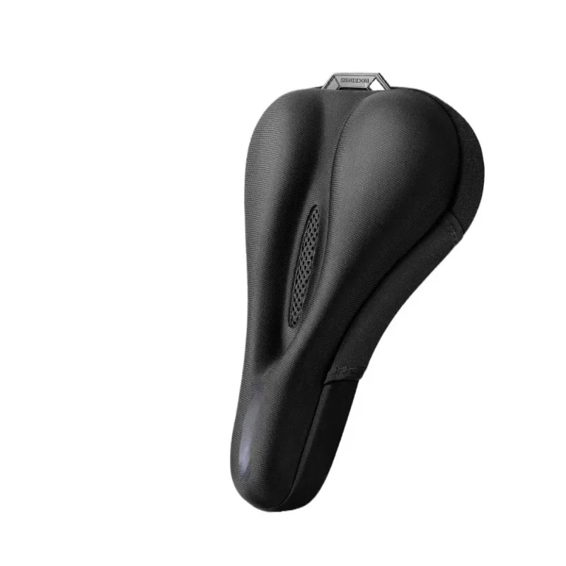 Bicycle seat cushion cover quick release thickened silicone hollow soft men's and women's mountain bike seat cushion riding