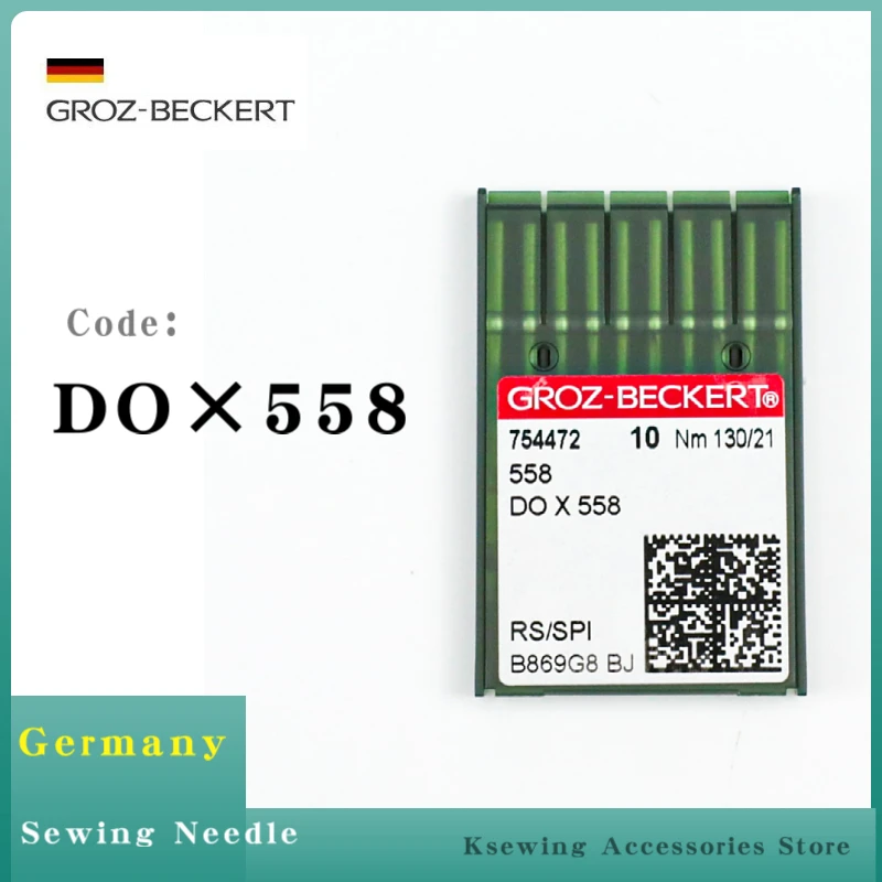 

100PCS DOX558 Groz-Beckert Needles For Industrial Keyhole Sewing Machine Fit JUKI MEB-3200 BROTHER 980 Durkopp 558