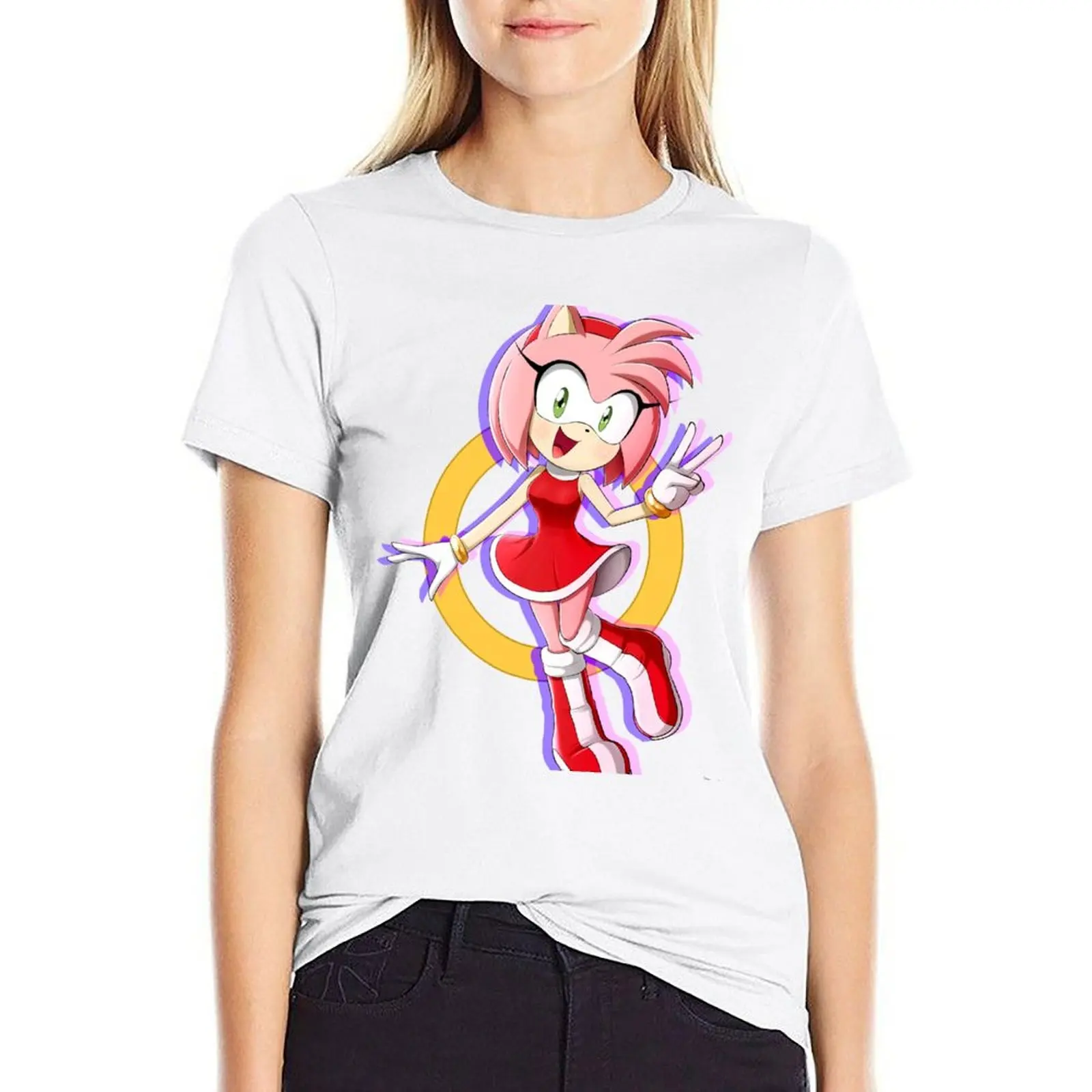 

.:Amy Rose:. T-shirt female Female clothing T-shirt Women