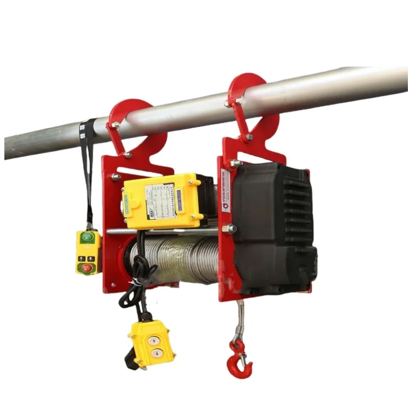 German 220V 400-800KG Home Lift Electric Hoist 20M Remote Control Suspension Model Steel Motor Small Hoist with Model Motor
