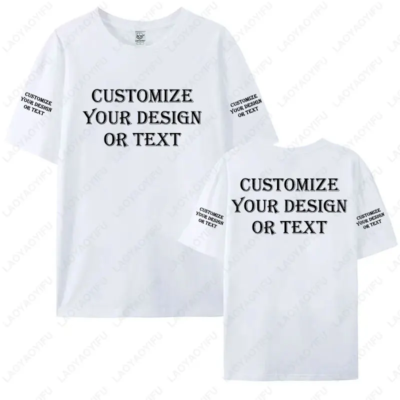 Fashion 180Gsm Cotton Short Sleeve Tops Tees Custom Order Choice Yourself Patte Unisex O-Neck Men T-Shirt Personality Camisetas