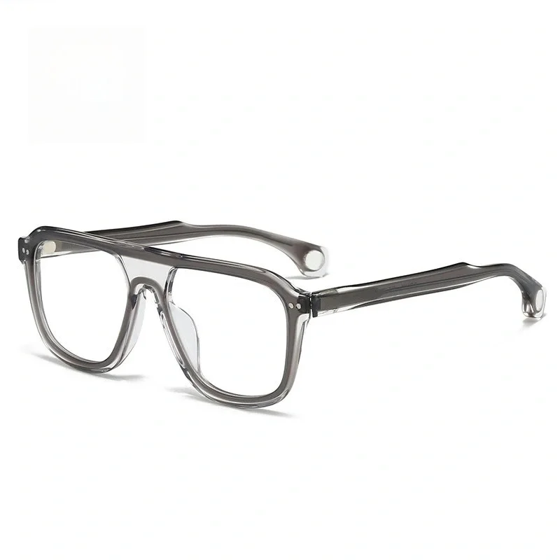 Оптические комбинированные цветные ацетатные квадратные очки Belight с двойным мостом в форме авиатора, ретро винтажные очки BURNHAM