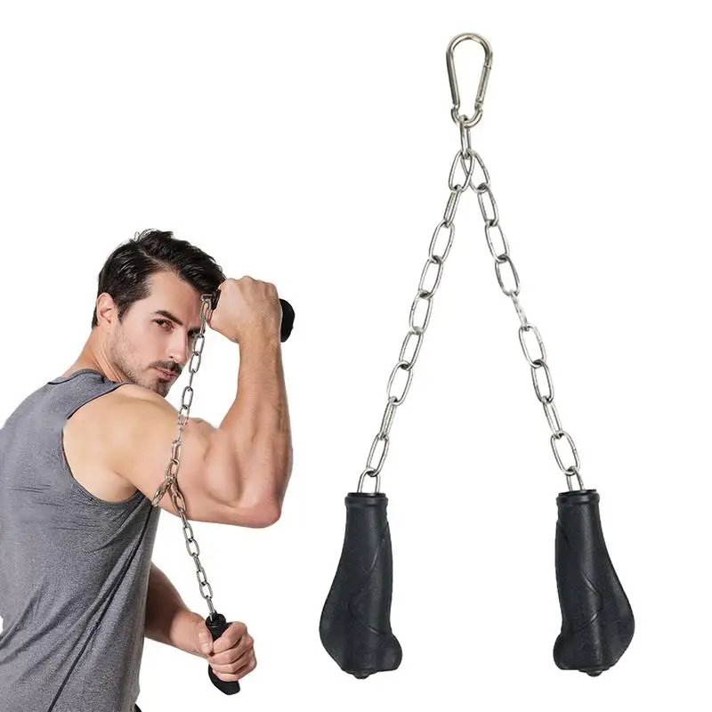 

Triceps Rope Tricep Pull Down Rope Cable Attachment Anti-Slip Exercise Handle Upper Body Gym Accessories For Men Women & Fitness