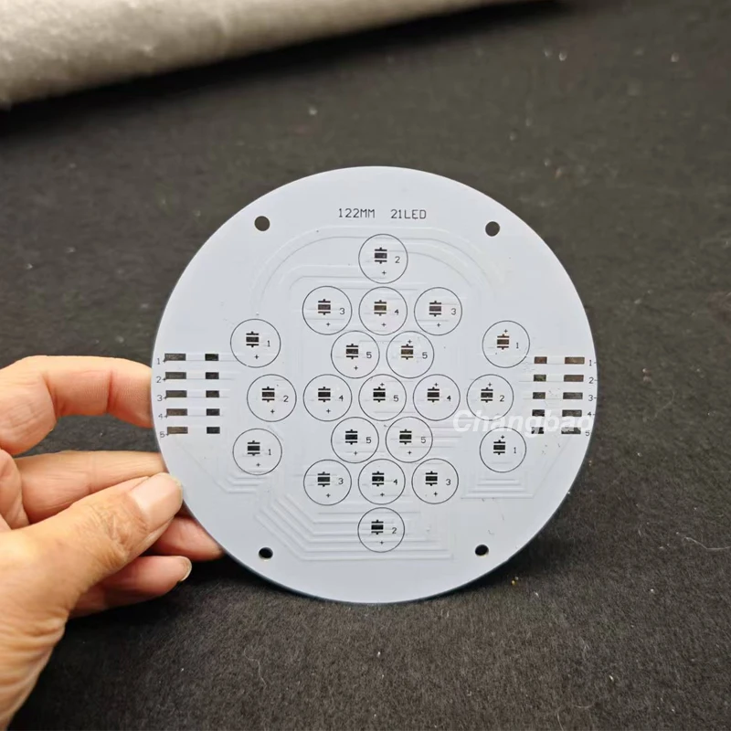 

122mm 5 Channels 21Leds 3535 SMD High Power Led Aluminum PCB SMT