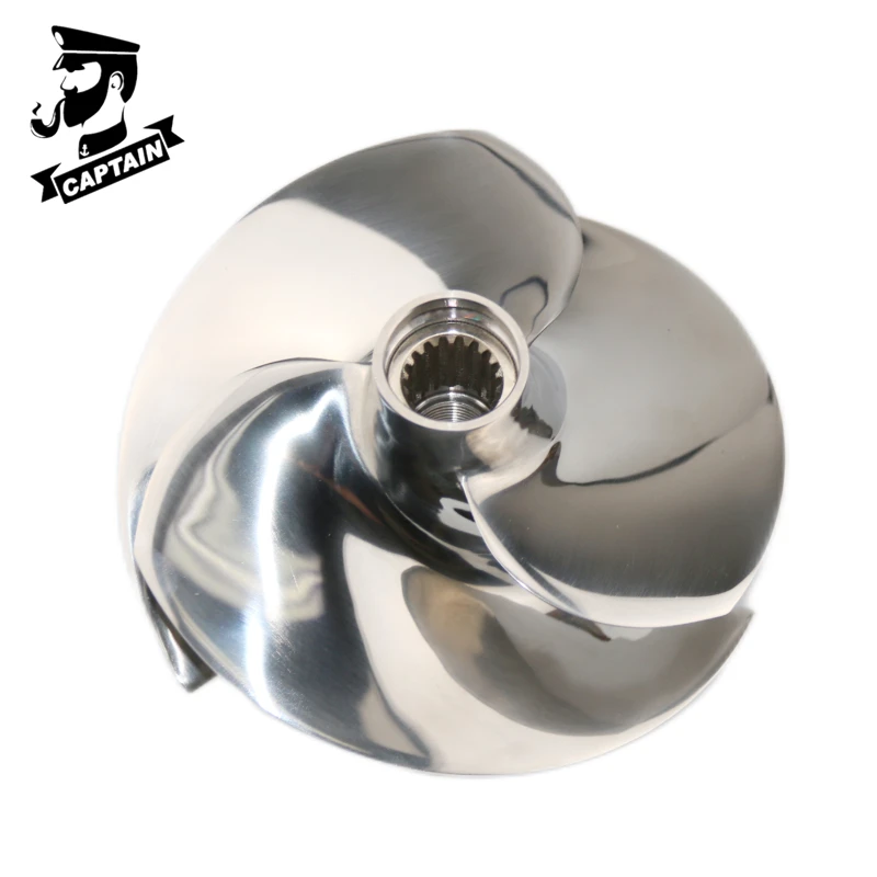 SK-12/14 Captain Jet Ski Impeller Accessories Suitable for Jet Ski Seadoo SPARK TRIXX 267000948 3 Blades Watercraft Polished