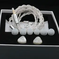 XINHS HS06 wired earphones 1DD+3BA HIFI in ear IEM resin 3D printed earphones