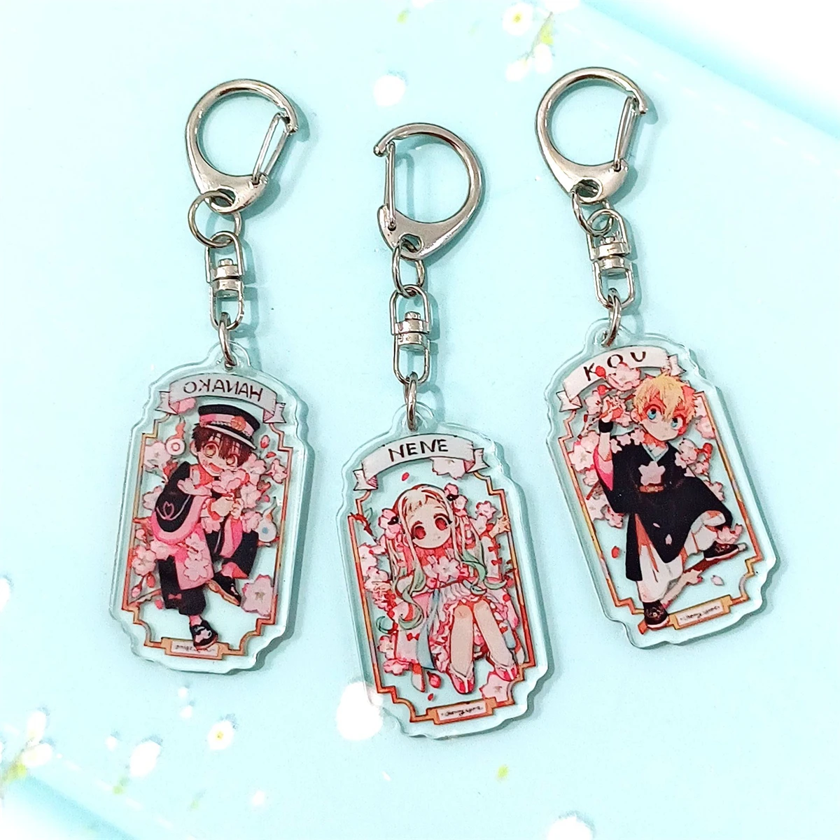 Anime GOODS Acrylic Keychain cute y2k earthbound boy keychain for bag keys car key bag backpack collection display accessories