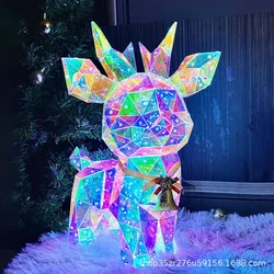 2024 Christmas Luminous Deer Wedding Companion Gift Christmas Valentine's Day Gift for Girls Home Decoration Room Ornament