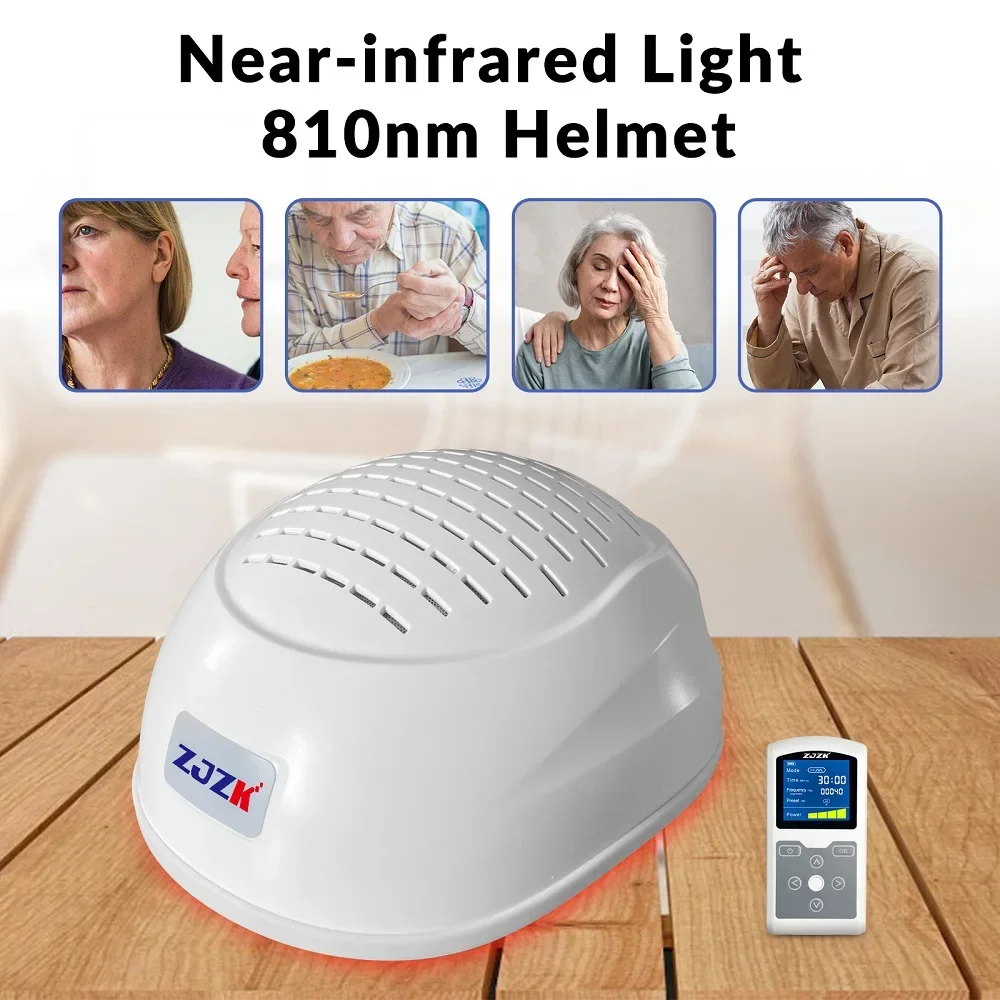 

1070nm 810nm Infrared Light Therapy Neurofeedback Devices Transcranial Magnetic Stimulation Parkinson Brain Injury Led Helmet