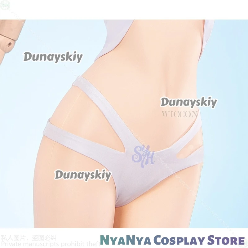 MNF Le Malin Cosplay Game Azur Lane Anime 코스튬 Sexy White Bikini Kawaii Summer Swimminwear Cute Lingerie Halloween Party 코스프레