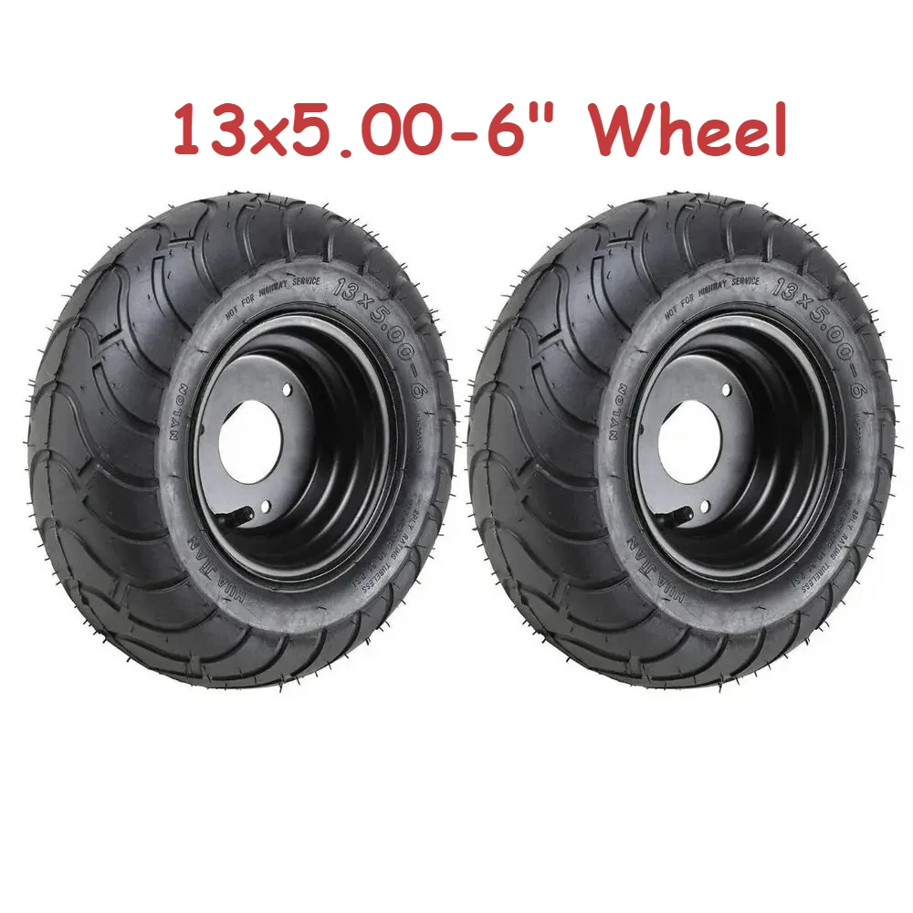 

TDPRO 13x5.00-6" inch Tyre Wheel Rim ATV Quad Bike Go kart Mobility Scooter Buggy Scooter