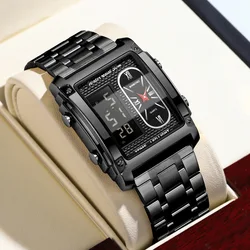 2024 Fashion Military Watches for Men Luxury Original Sports Chronograph Watch Waterproof Quartz Clock Digital WristWatch