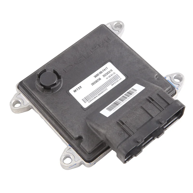 

28350256 3600100-FA17 Черная компьютерная плата двигателя Компьютерный блок управления ECU MT22 для Dongfeng Fengguang 370