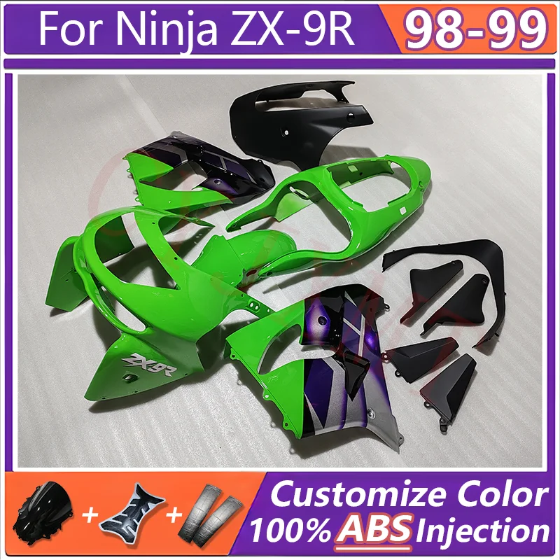 Motorcycles Fairing for Kawasaki Ninja900 ZX-9R ZX900 1998 1999 Bodyframe Fairings ZX9R Ninja ZX 900 98 99 Bodywork Cowl Housing