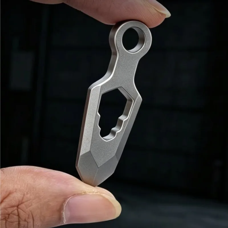 NEW Titanium Alloy Multi-functional Tool Wrench Bottle Opener EDC Personalized Titanium Alloy Accessory Pendant