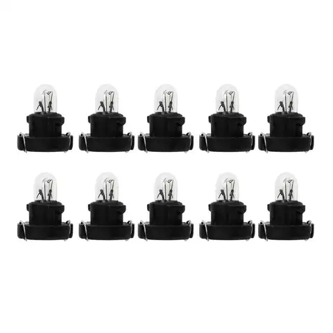 20 pezzi T3 LED 12V lampadine per strumenti interni auto lampade da cruscotto (nero)