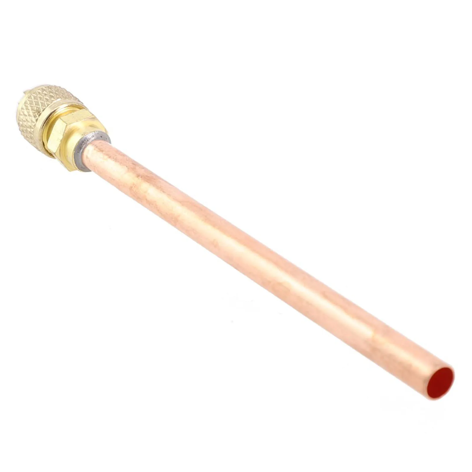 

2pcs Air Conditioning Filling Parts Gold Compressor For Application Refrigeration Service Valve 125mm 3.4 Mpa A/C