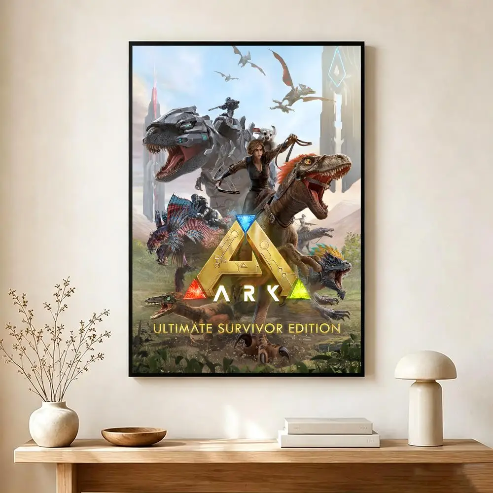 Survival Game A-Ark Survival Evolved Poster Wall Art Print Decorative Mural Home Decor Gift Unframed