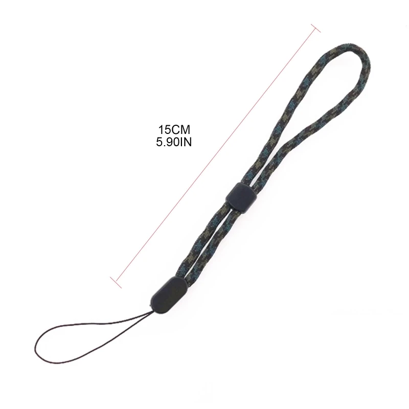 Phone Lanyard Wrist Strap Short for USB for Key chain Camera with Position Buckle Adjustable Nylon Straps Keychain Strin