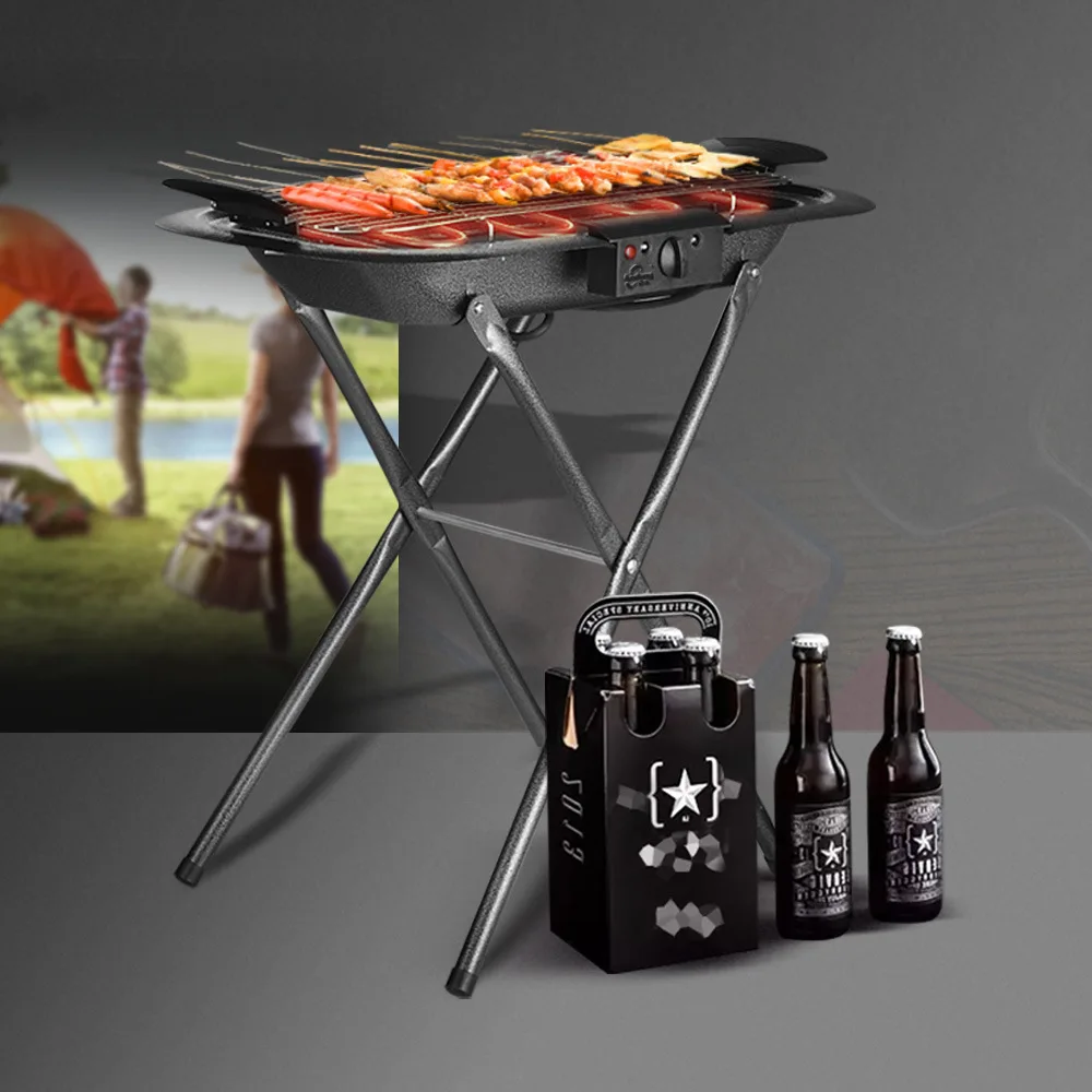 Outdoor Electric Grill BBQ with Stand AD-B4