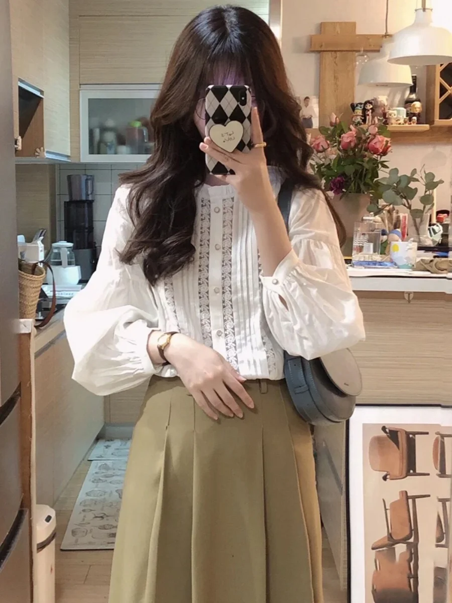 Retro Brytyjski Krój w Kratę, Garnitur z Dekoltem w Serek, Damska Wczesnojesienna Koreańska Odzież Wierzchnia, Warstwowa Kamizelka z Poduszkami na Ramiona