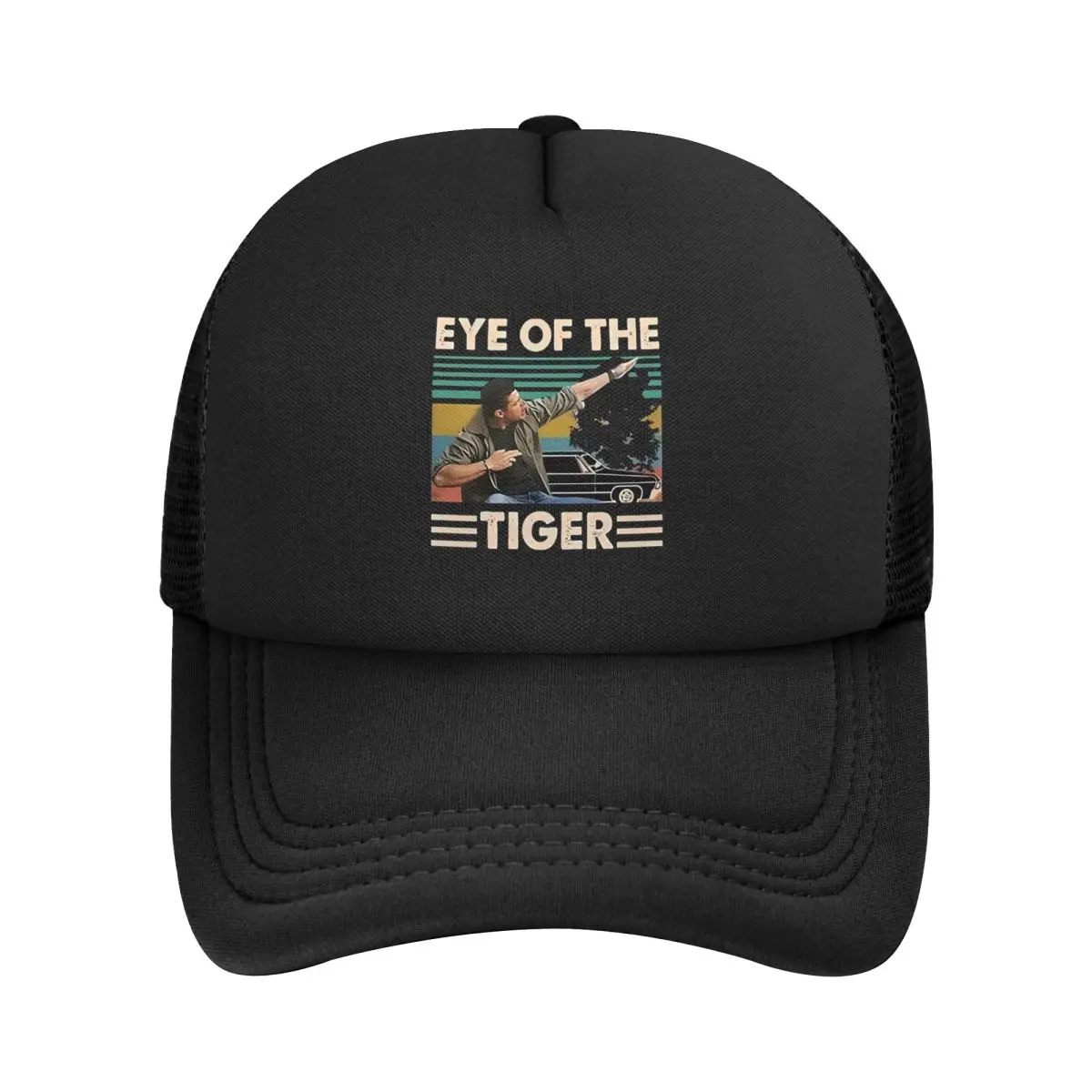 Dean Winchester Supernatural Eye Of The Tiger Caps Men's Cap Cap For Women Women's Baseball Cap Man Hat Baseball Cap