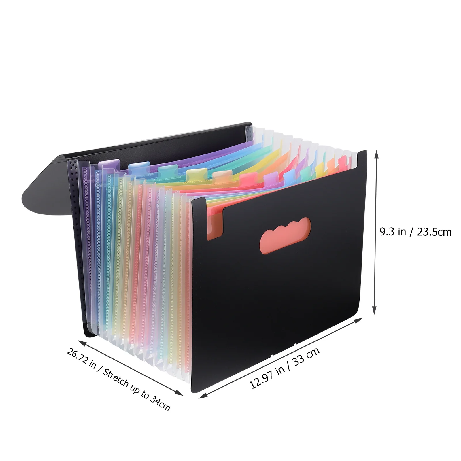 13-Layer Expanding File Folder Plastic Document Organizer Large Capacity Storage Holder For Office Home School Travel Receipt