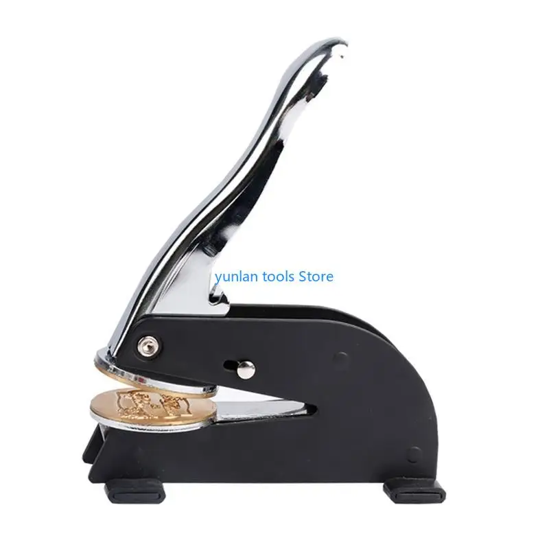 

50LB Manual Desktop Steel Stamp Seal Company Name Seal Machine Stamping Machine