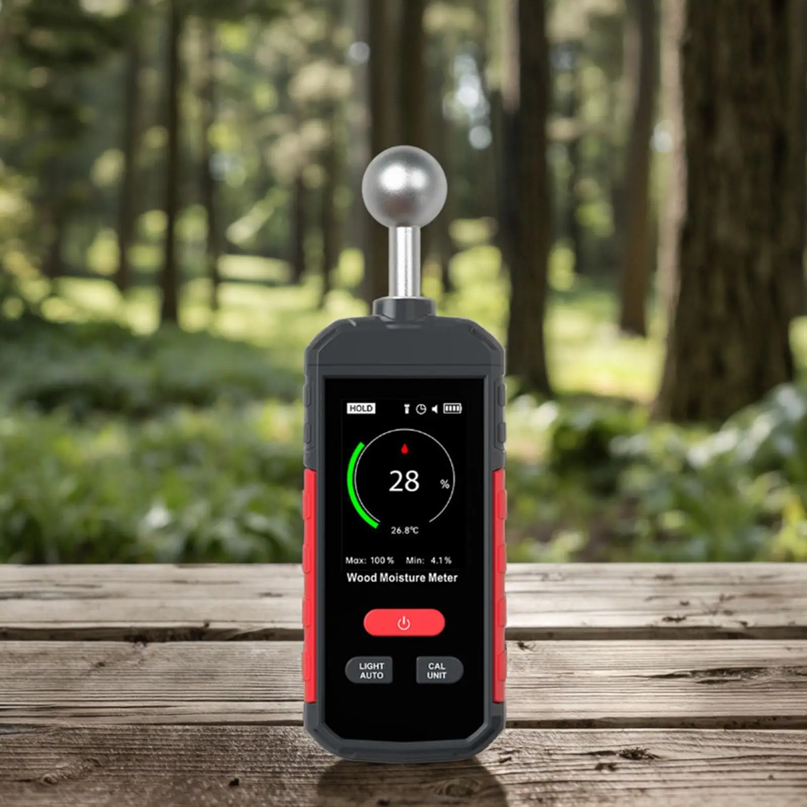 

Moisture Meter LCD Display Digital Hygrometer Humidity Detection for Drywall Brick Walls Woodworking Building Material Firewood