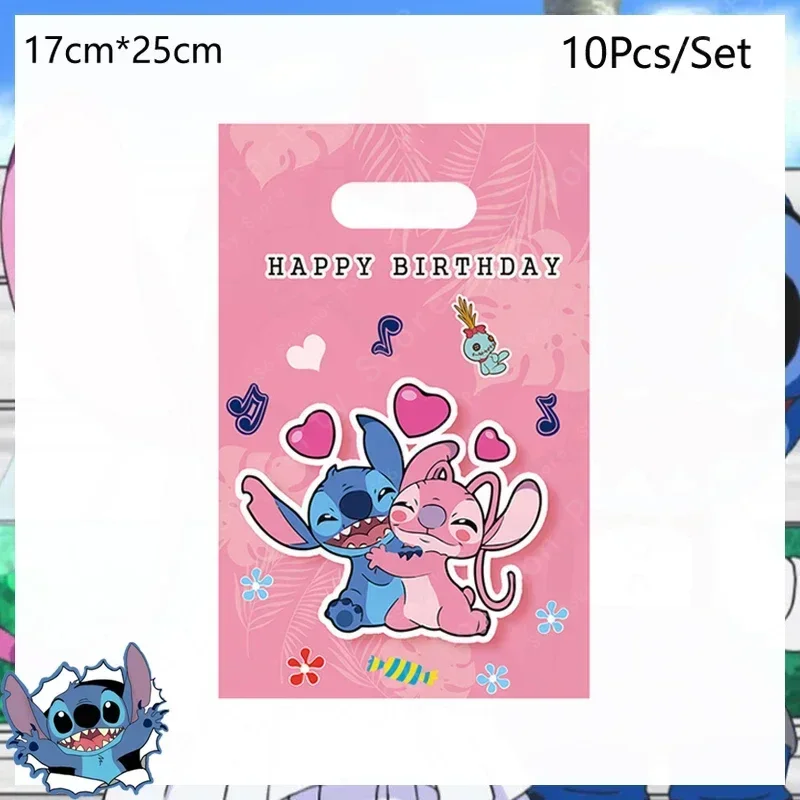 Disney Lilo en Stitch Verjaardagsfeestje Decoratie Wegwerpservies Snoepzak Tafelkleed Papieren beker Bord Servetbenodigdheden Kit