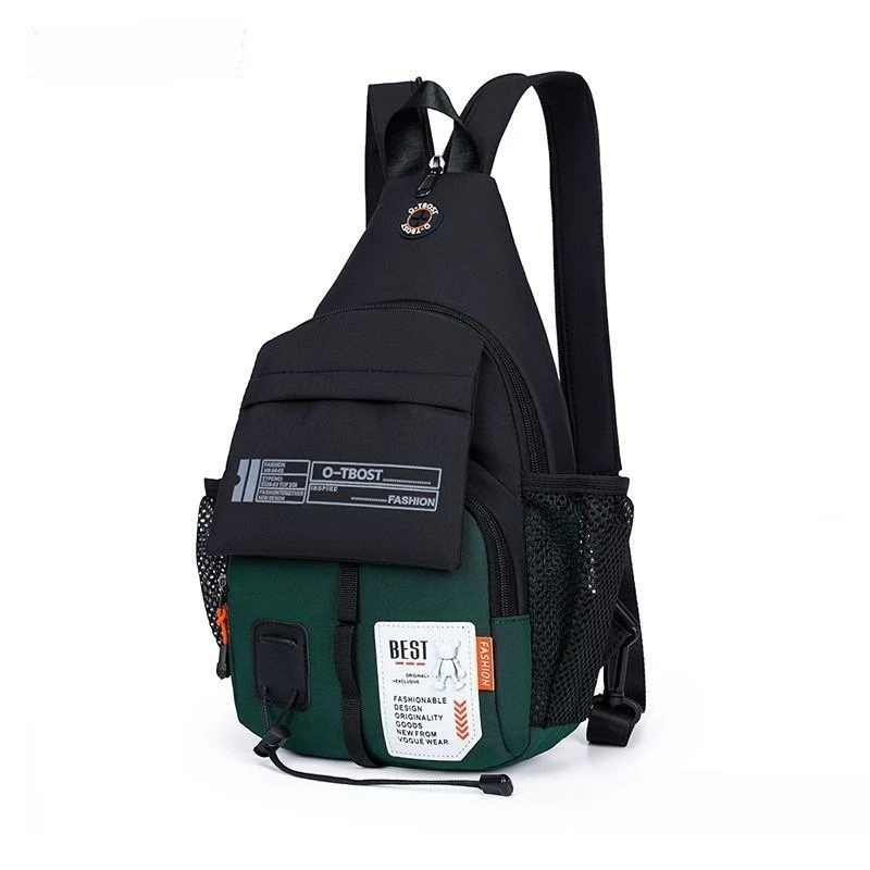 กระเป๋าคาดหน้าอกผู้ชาย รุ่นใหม่ สำหรับกิจกรรมกลางแจ้งอเนกประสงค์ กันน้ำ ความจุขนาดใหญ่ สะพายไหล่เดียว แบบลำลอง