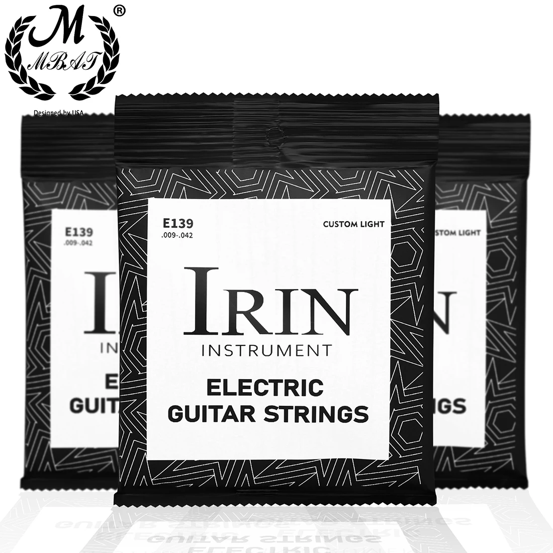 M MBAT Electric Guitar Strings Nickel Alloy Wind Strings Steel Core Surface Antirust Coating for Electric Guitar Strings Parts