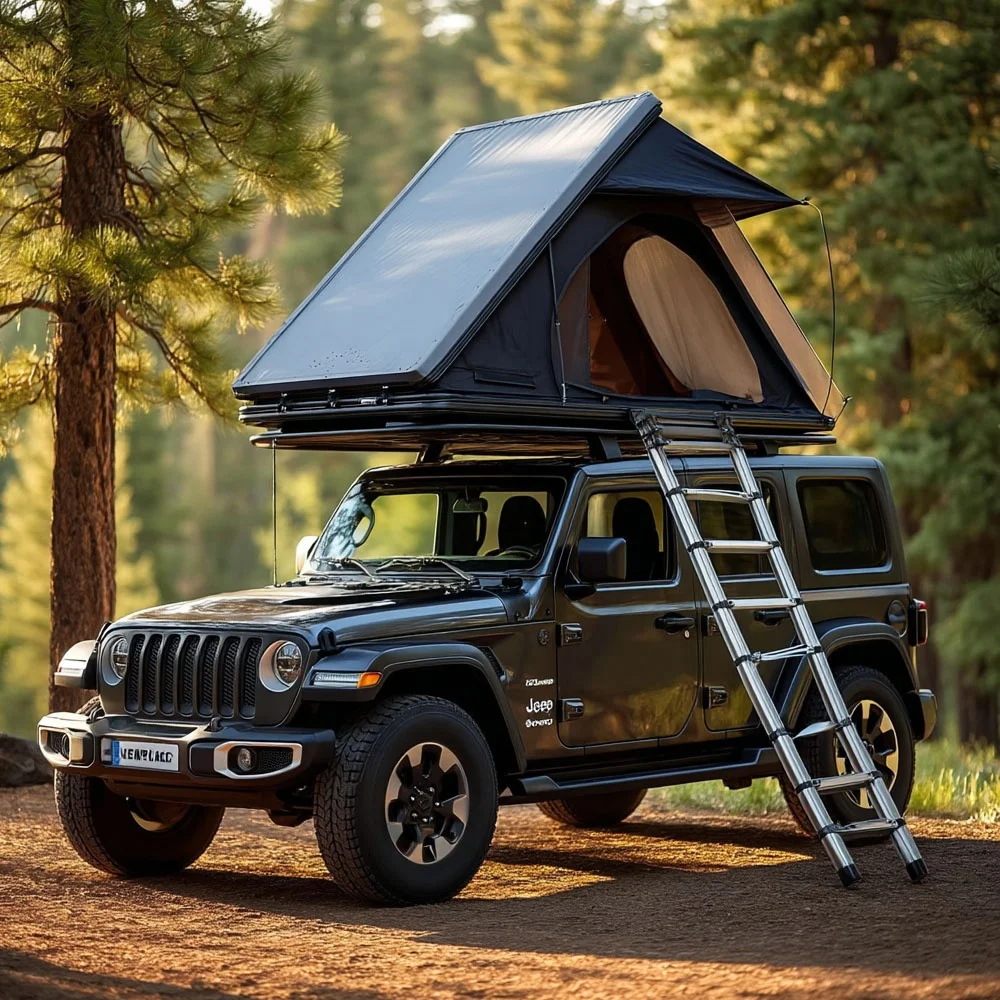 

High-Performance UV Protection Camping Roof Top Tent Quick Start For Self-driving Tour