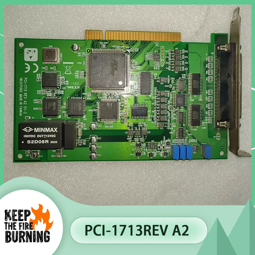 PCI-1713REV A2 01-2 For Advantech Data Collection Card PCI-1713